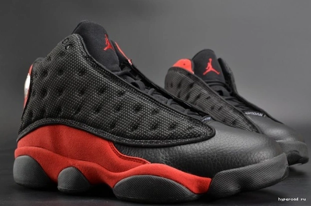 Jordan mens 414571-004  13 Air red black RetroBred 0613